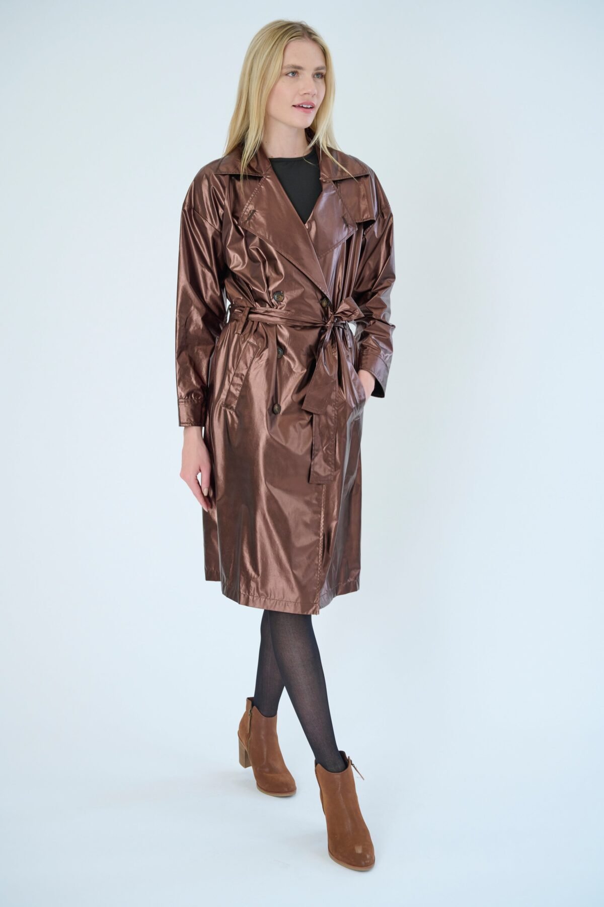 The Iridescent Trench Coat