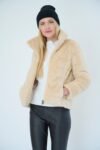The Plush Faux Fur Quilted Jacket