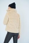 The Plush Faux Fur Quilted Jacket