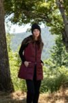 Long Metallic Nylon Down Vest