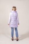 Long Metallic Nylon Down Vest